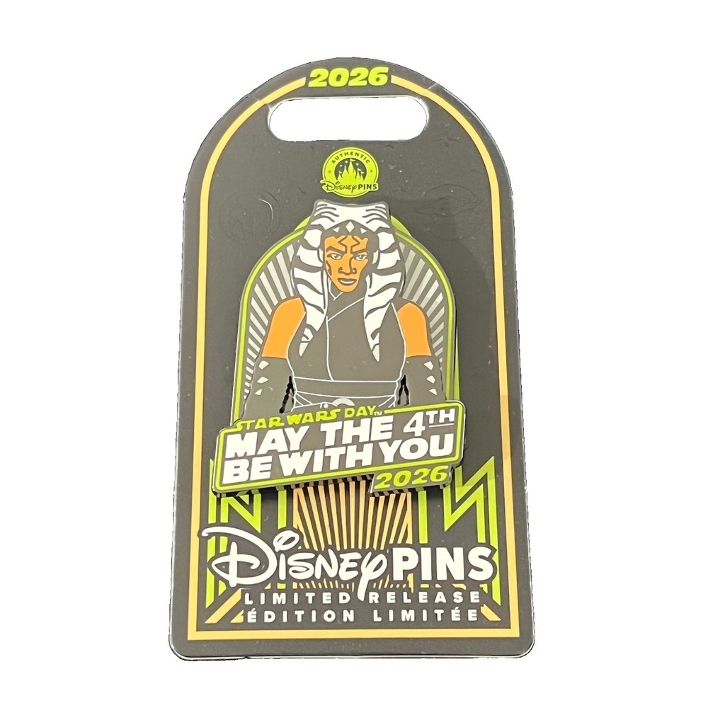 Disney Star Wars Day 2026 Ahsoka Tano May The 4th Be With You LE LR Pin